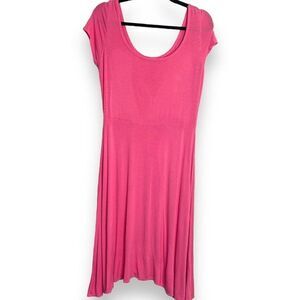 Thread Times New York Fit & Flare Dress Women's Medium Pink Vintage Lightweight